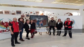 Zeki Müren Güzel Sanatlar Lisesi öğrencileri Polis Haftası’nı resimleriyle kutladı