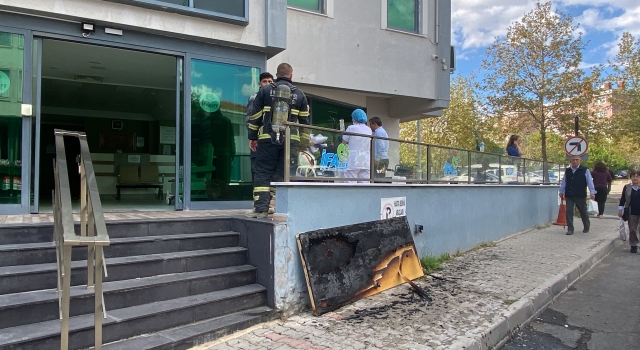 Tekirdağ’da diyaliz merkezinde çıkan yangın söndürüldü