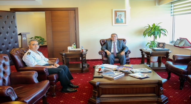 İl Jandarma Komutanı Albay Keleş, Rektör Tabakoğlu’nu ziyaret etti