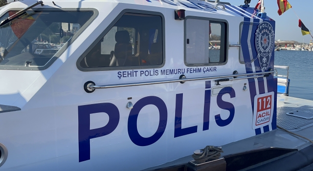 Şehit polisin adı deniz polisinin yeni teknesine verildi