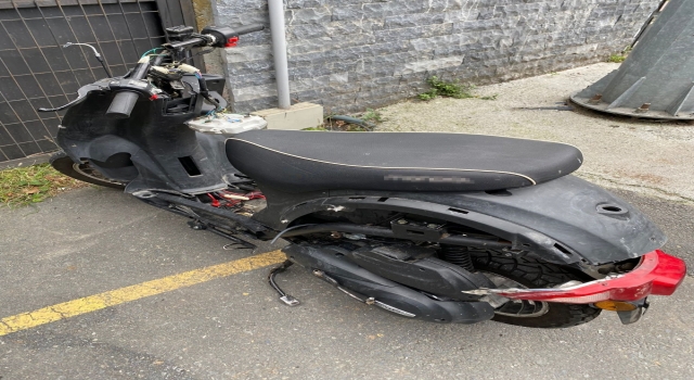 Kağıthane’deki motosiklet hırsızlığı güvenlik kamerasına yansıdı