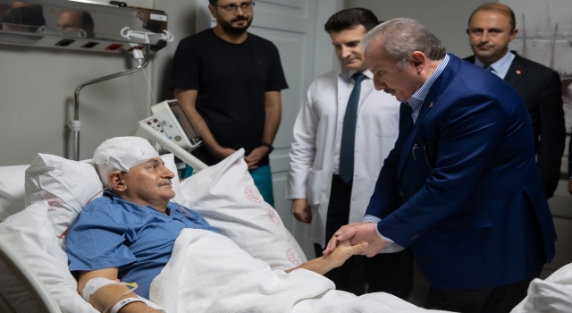 TBMM Başkanı Şentop, Binali Yıldırım’ı hastanede ziyaret etti: