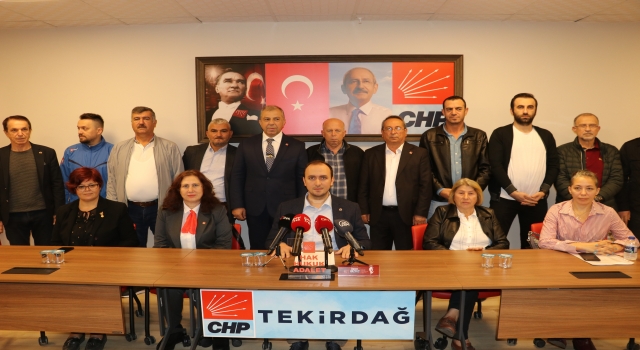 CHP Süleymanpaşa İlçe Başkanı ile 21 yönetim kurulu üyesi istifa etti