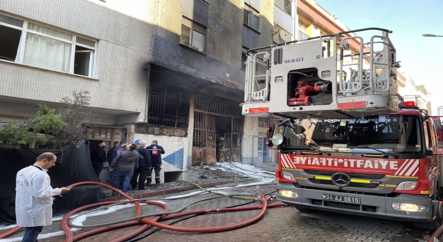 GÜNCELLEME Sultangazi’de iş yerinde çıkan yangını itfaiye söndürdü