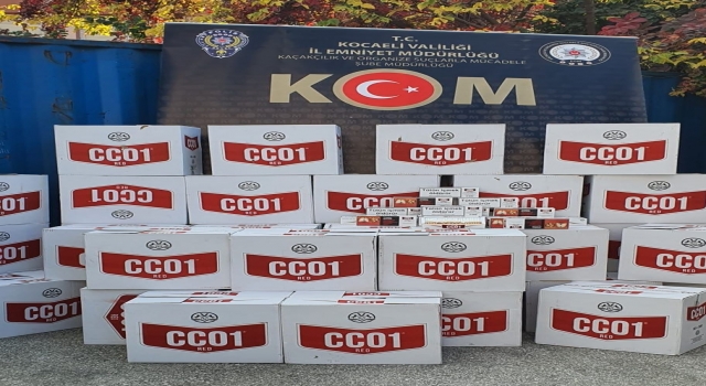 Kocaeli’de 1 milyon 770 bin makaron ele geçirildi