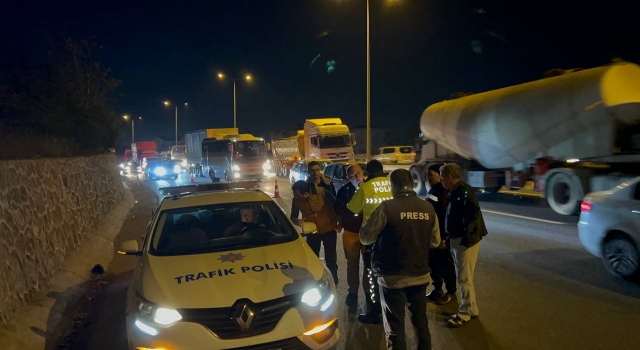 Kocaeli’de zincirleme trafik kazasında bir kişi yaralandı