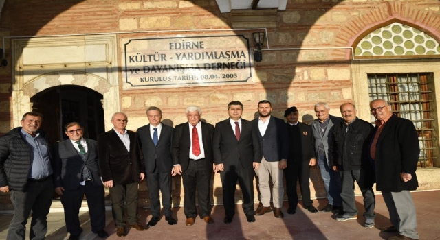 Edirne Valisi Kırbıyık, sivil toplum kuruluşlarının temsilcilerini ziyaret etti