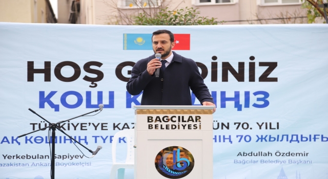 Bağcılar’da ”TürkiyeKazakistan Kardeşlik Anıtı” açıldı