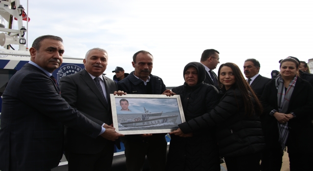 Tekirdağ’da şehit bekçi Koşal’ın ismi polis botuna verildi