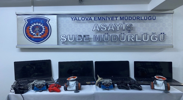 Yalova’da dernek binasından elektronik eşya çalan 2 kişi yakalandı