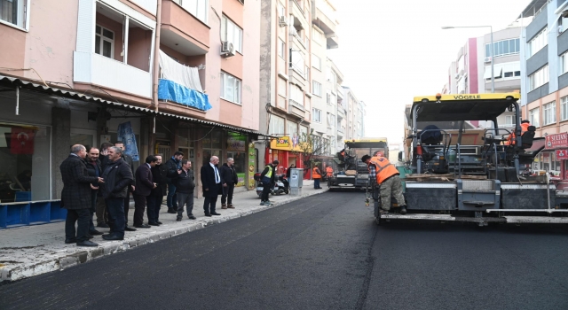 Balıkesir’deki 1800 metrelik Bağlar Sokağı’nda altyapı çalışması tamamlandı