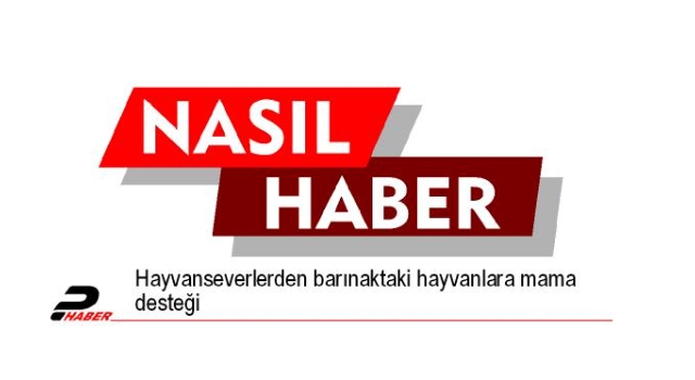 Hayvanseverlerden barınaktaki hayvanlara mama desteği