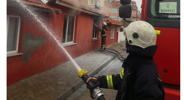 Kırklareli’nde ev yangını