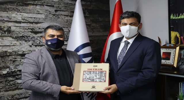 Edirne Cumhuriyet Başsavcısı Çakmak, AA Edirne Bölge Müdürlüğünü ziyaret etti