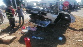 Kırklareli’nde kamyonla otomobil çarpıştı: 3 yaralı