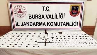 Bursa’da 161 sikke ele geçirildi