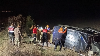Edirne’de devrilen kamyonetin sürücüsü hayatını kaybetti