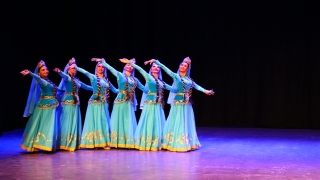 Tekirdağ’da Azerbaycan halk dansları topluluğu gösterisi 