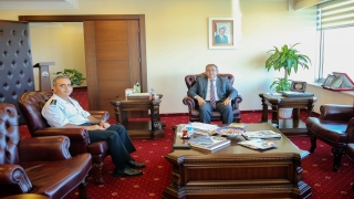 İl Jandarma Komutanı Albay Keleş, Rektör Tabakoğlu’nu ziyaret etti