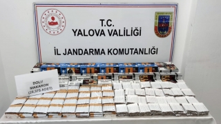 Yalova’da bir evde 28 bin 375 makaron ele geçirildi