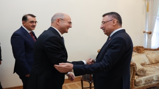 Cumhurbaşkanı Yardımcısı Oktay, Azerbaycan Enerji Bakanı Şahbazov ve SOCAR Başkanı Najaf’ı kabul etti