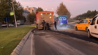 Ümraniye’de yol asfaltlama çalışması yapan işçilere silahlı saldırı düzenlendi