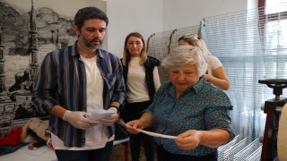 Portekizli sanatçı, Trakya Üniversitesinde polyester üzerine taş baskı tekniğini öğretti
