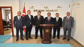 Gümrükler Genel Müdürü Gümüş, Edirne Valisi Kırbıyık’ı ziyaret etti