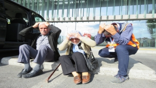 Lüleburgaz’da otogarda deprem tatbikatı yapıldı