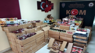 Kocaeli’de 2 ton 234 kilogram kaçak nargile tütünü ele geçirildi