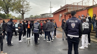 EdirnesporKütahyaspor maçında konuk ekibin yöneticileriyle taraftarlar arasında tartışma yaşandı
