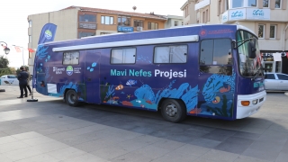 ”Mavi Nefes Projesi Eğitim Otobüsü” 60 bin öğrenciye ulaşmayı hedefliyor