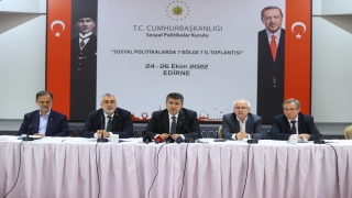 Cumhurbaşkanlığı Sosyal Politikalar Kurulu, Edirne’de kurum temsilcileriyle buluştu