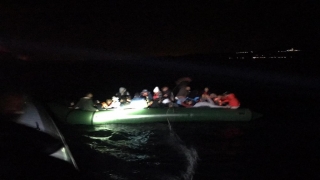 Çanakkale açıklarında 41 düzensiz göçmen yakalandı