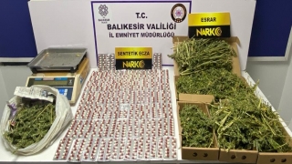 Balıkesir’de uyuşturucu operasyonunda 10 şüpheli yakalandı