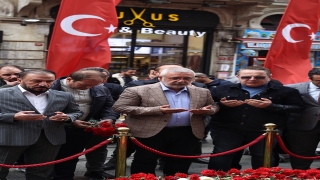 Terör saldırısında hayatını kaybedenler İstiklal Caddesi’nde anılıyor