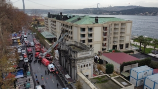 GÜNCELLEME 3 Çırağan Sarayı’nın otel bölümünde çıkan yangın kontrol altına alındı