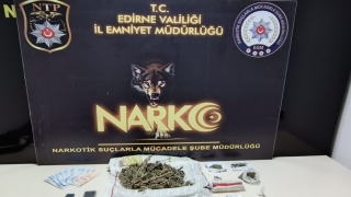 Edirne’de 44 uyuşturucu şüphelisi hakkında işlem yapıldı, 4 şüpheli gözaltına alındı