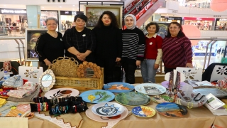 Tekirdağ’da psikiyatri hastalarının yaptığı el sanatları çalışmaları sergilendi